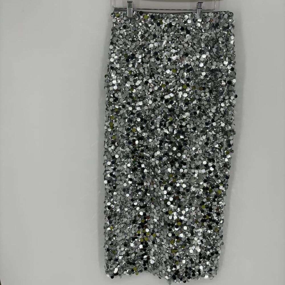 Ann Taylor Sequin Column Midi Skirt